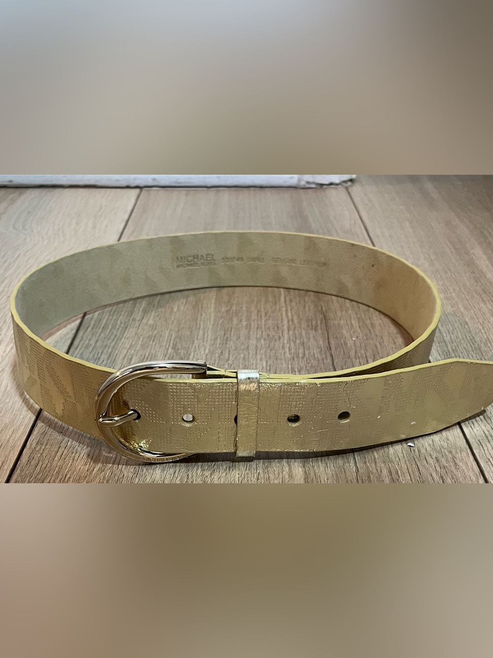 Michael Kors Gold Belt